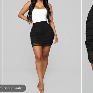 ❌❌SOLD❌❌Black ruffle skirt